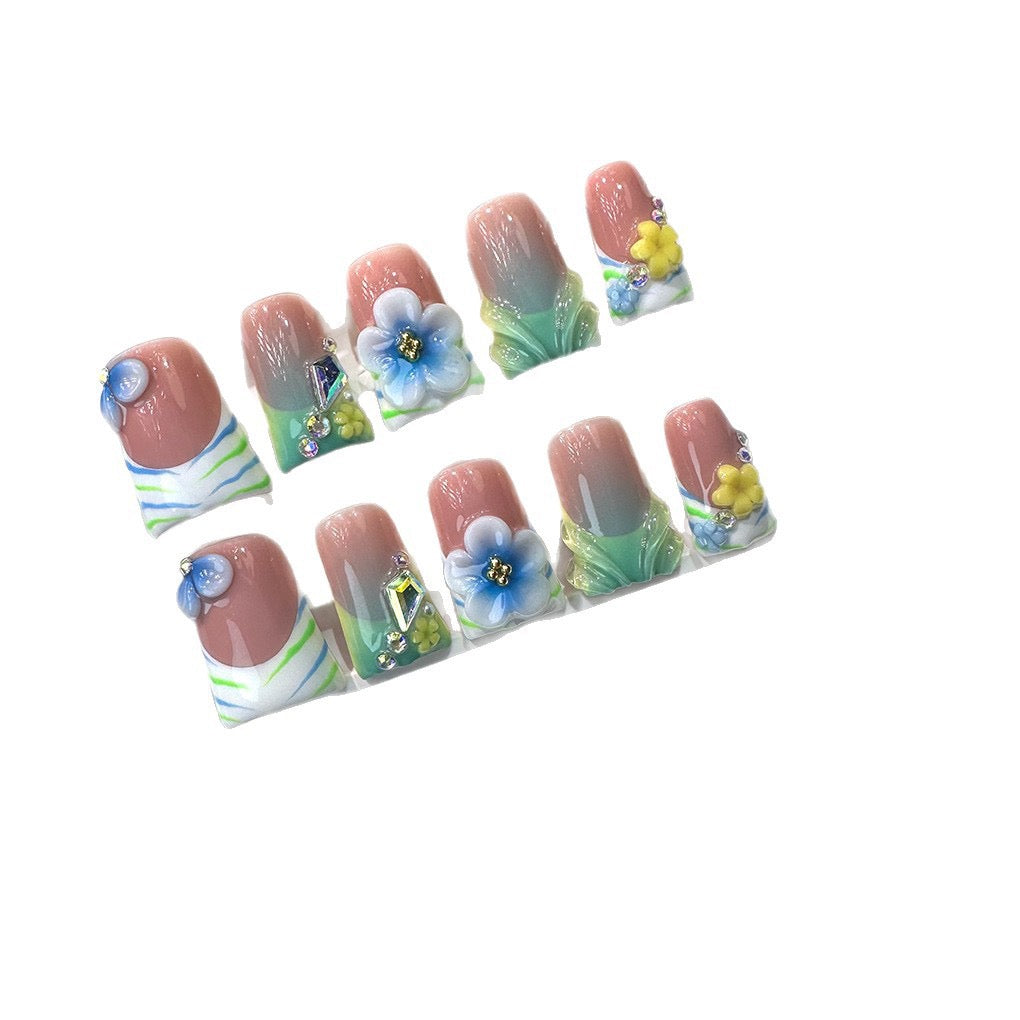 Mermaid 🧜 French Tip Acrylic Set