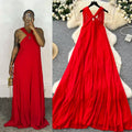 French style backless dress