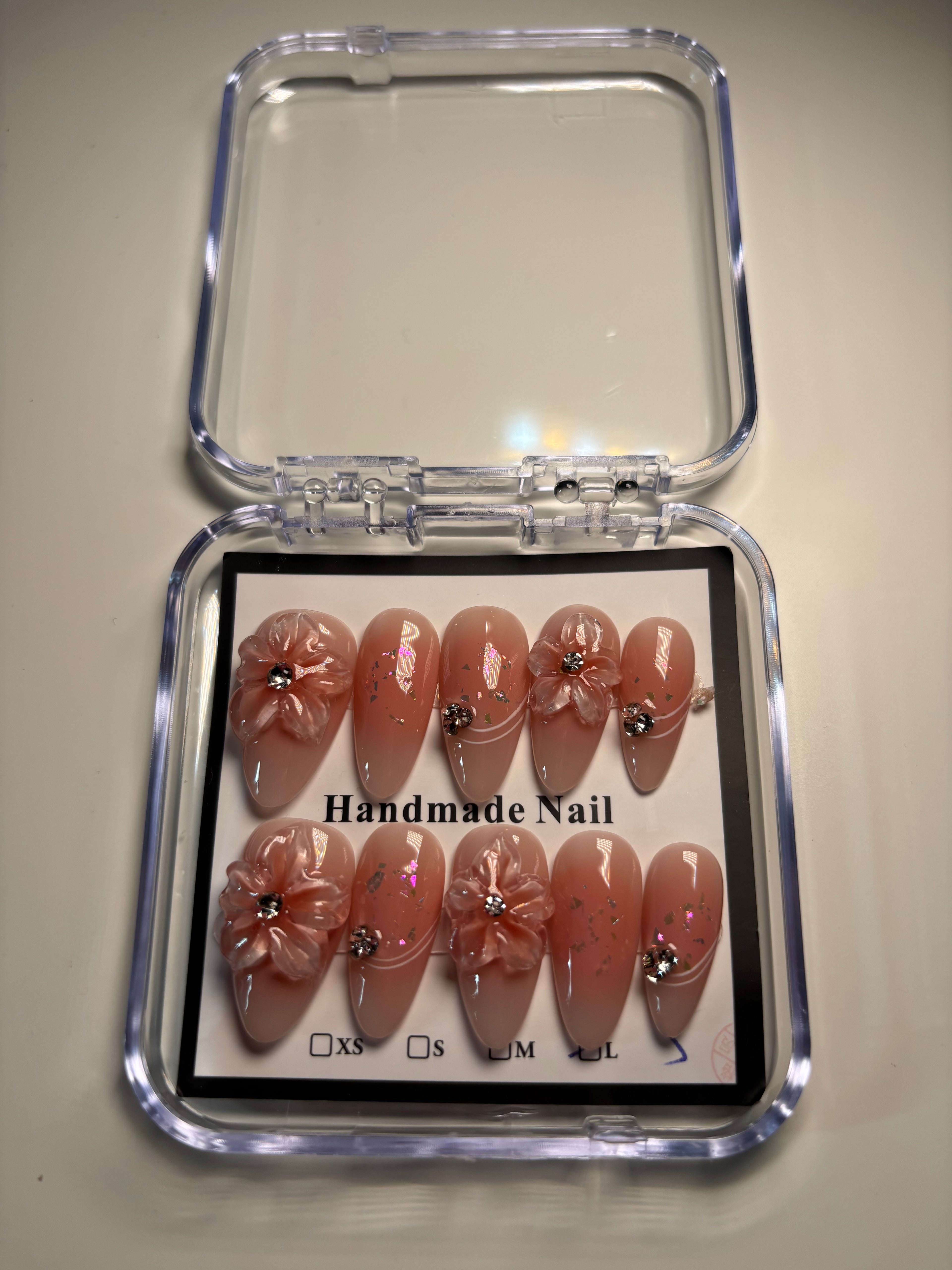 Oval shaped Acrylic Press on Nails