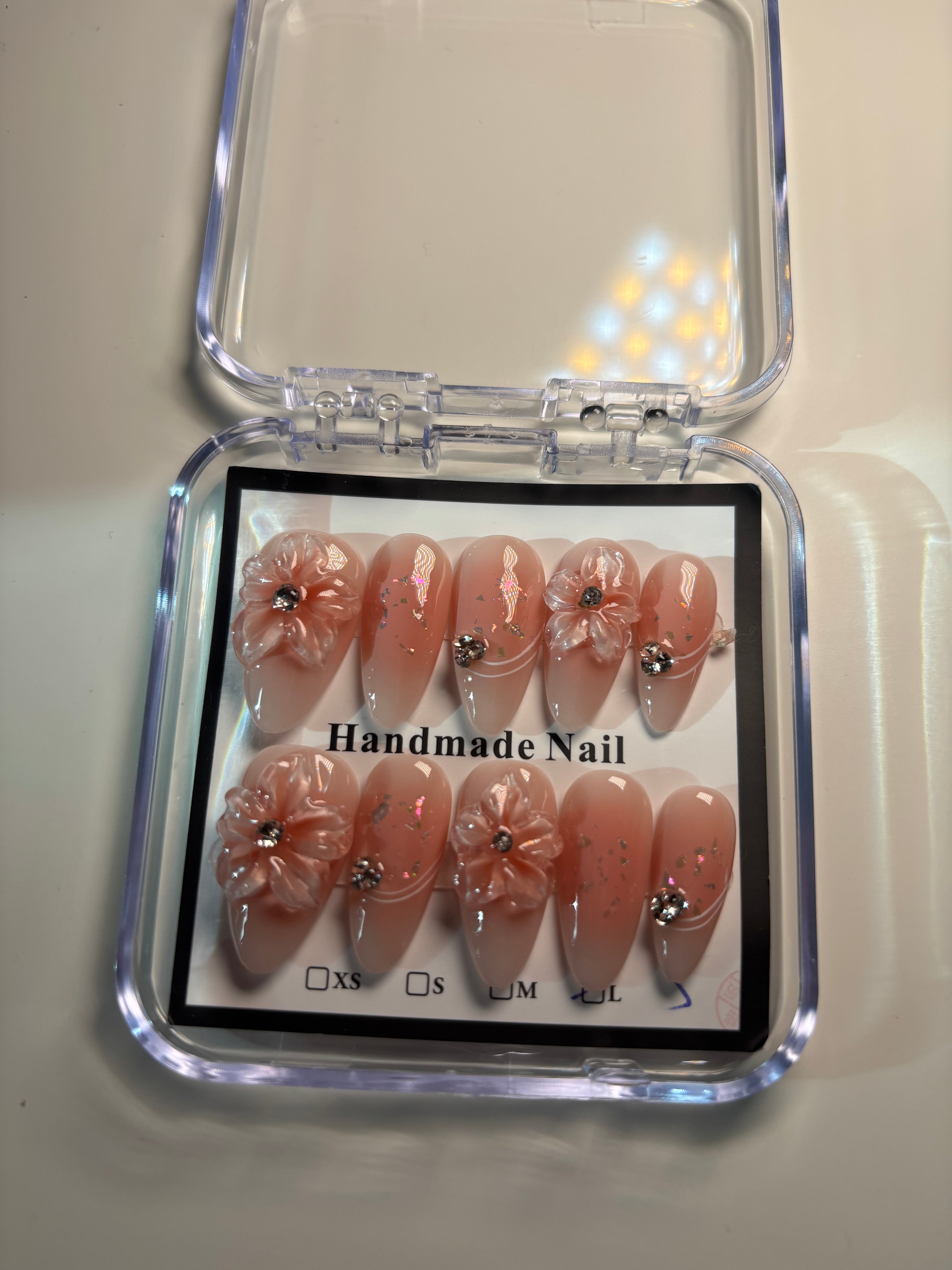 Oval shaped Acrylic Press on Nails