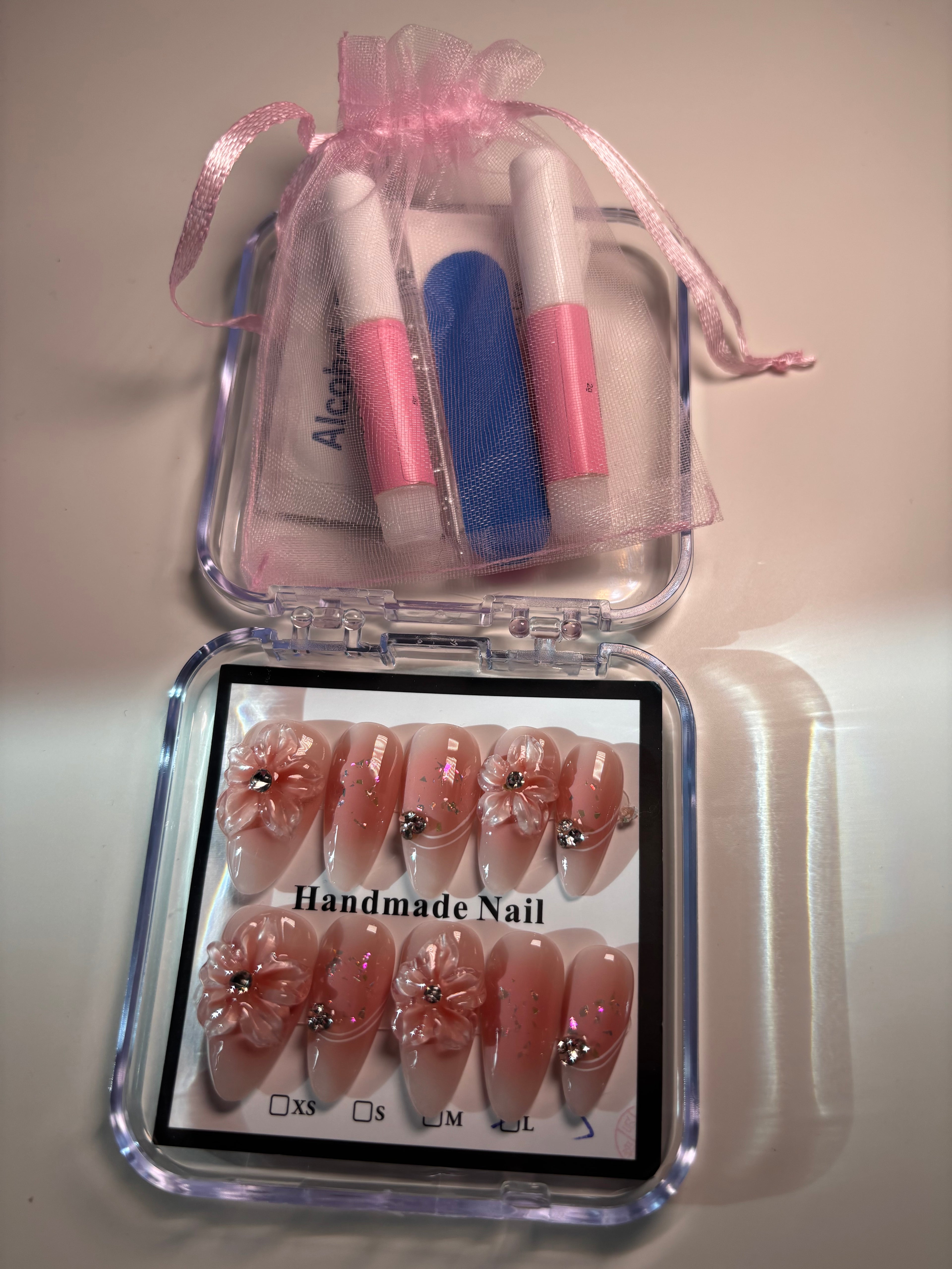 Oval shaped Acrylic Press on Nails