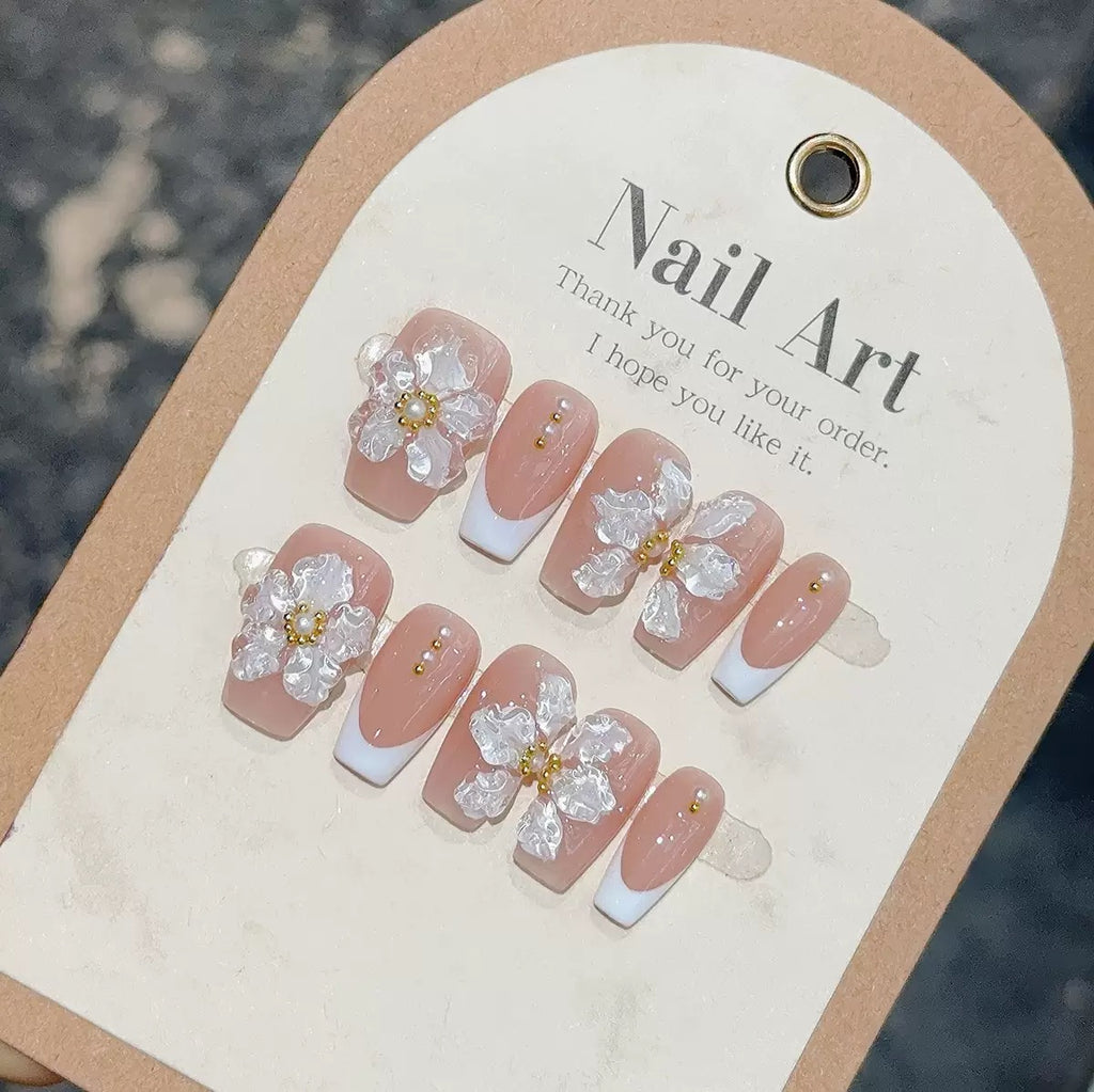 Acrylic Handmade Press On Nails