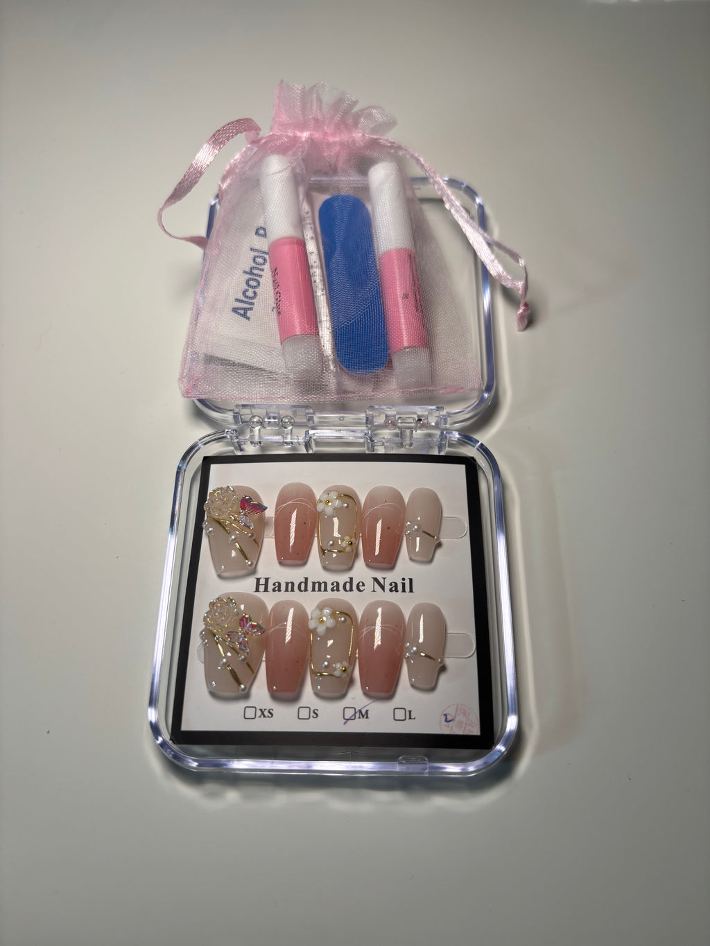 3D Design Acrylic Press on Nails