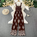Brown summer jumpsuit