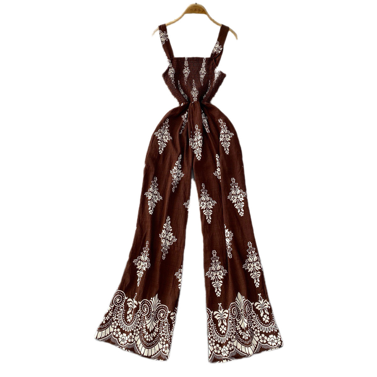 Brown summer jumpsuit
