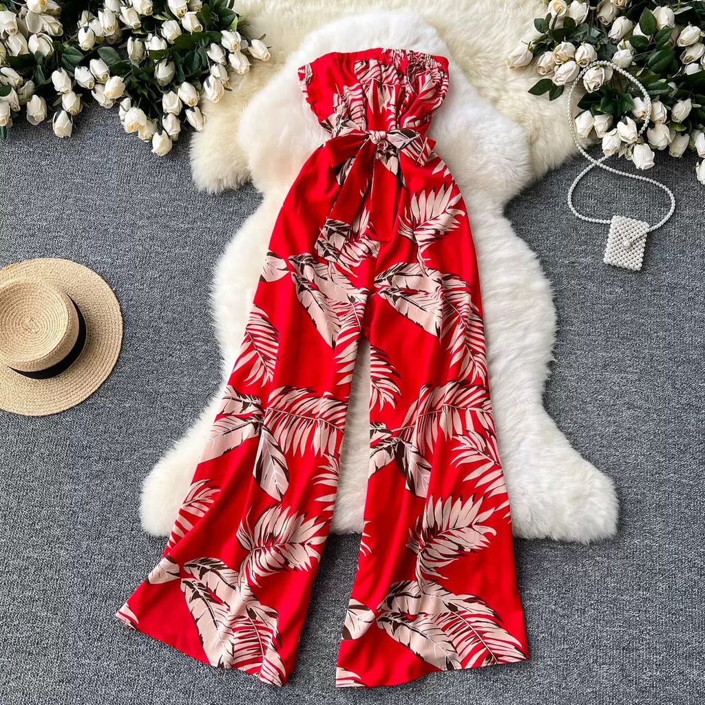 Summer bandeau jumpsuit