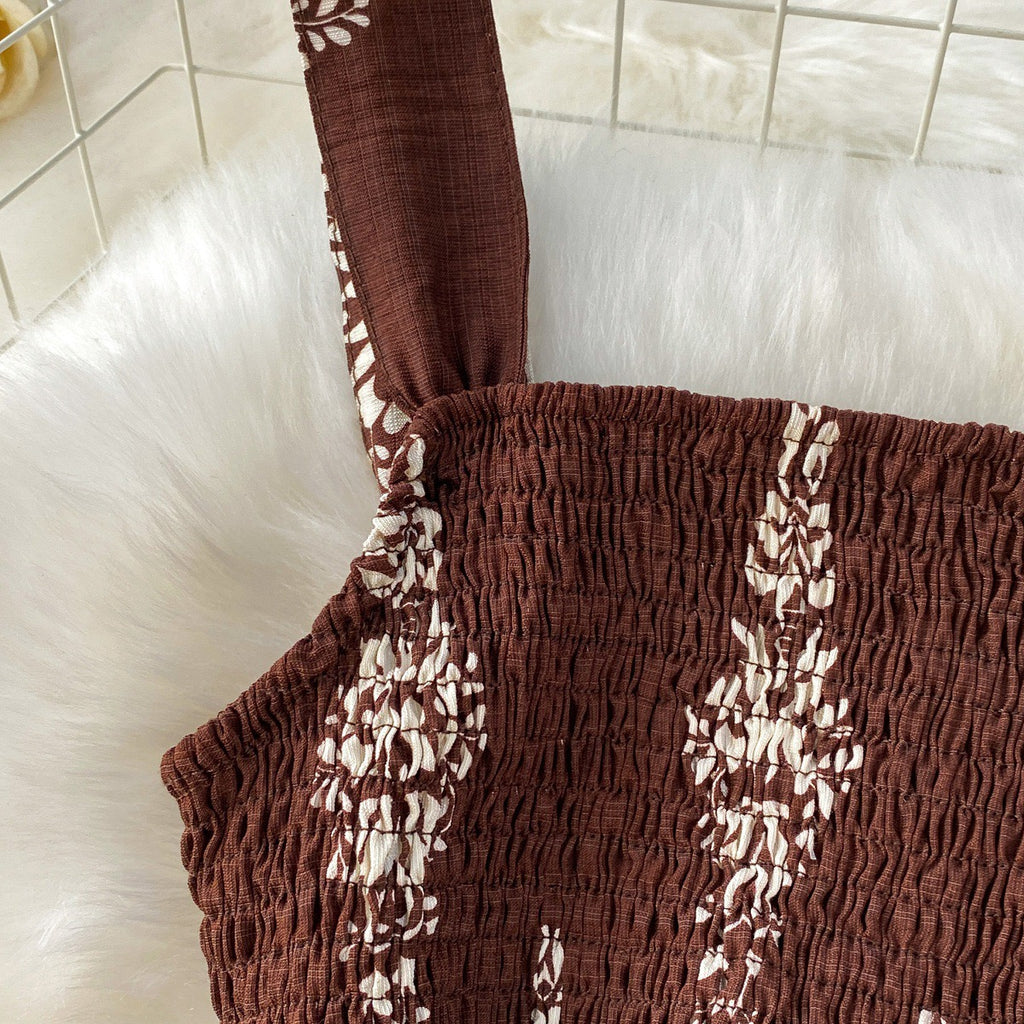 Brown summer jumpsuit